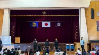 パラリンピアンによる車いすテニス学校出前授業 in 宮崎