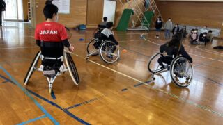 車いすテニス学校出前授業